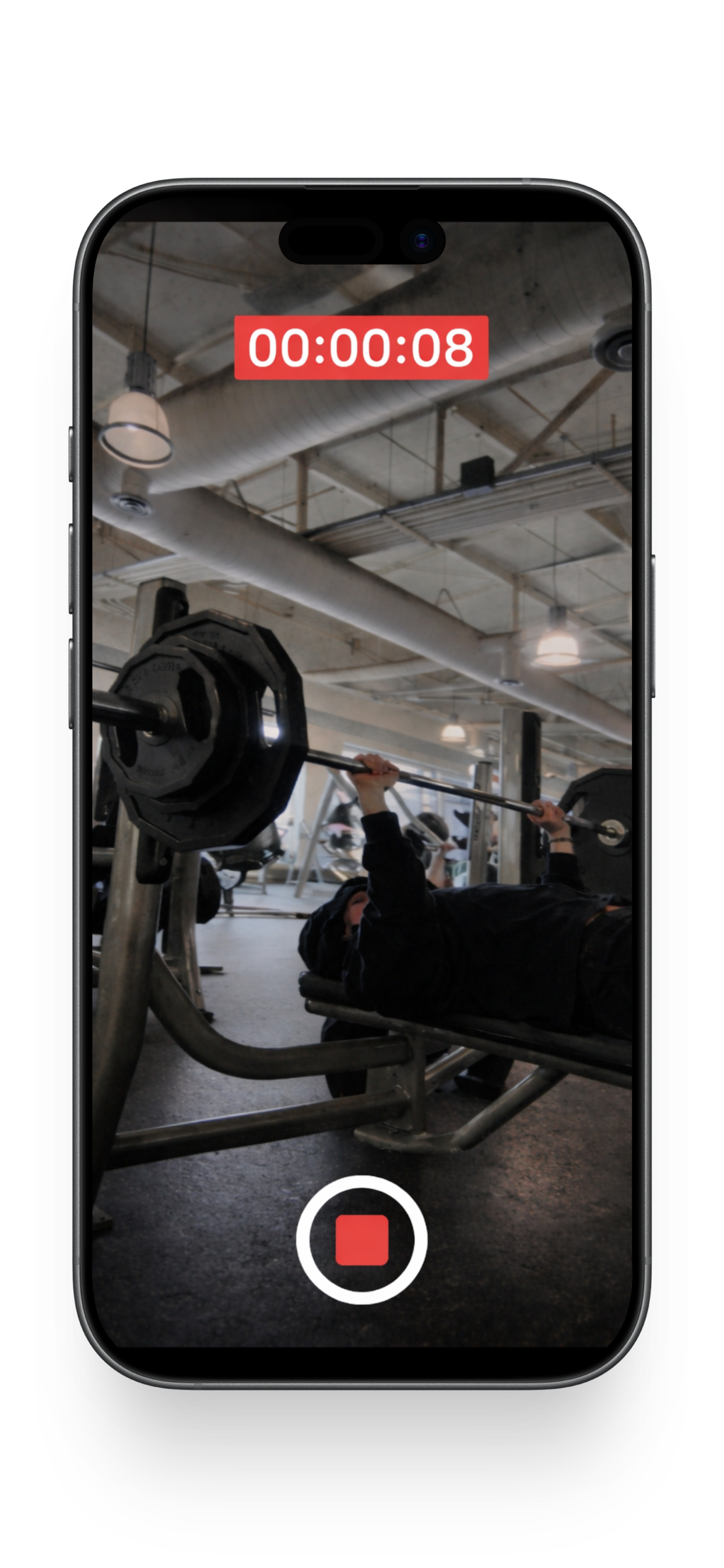 LiftFix AI - Recording a bench press